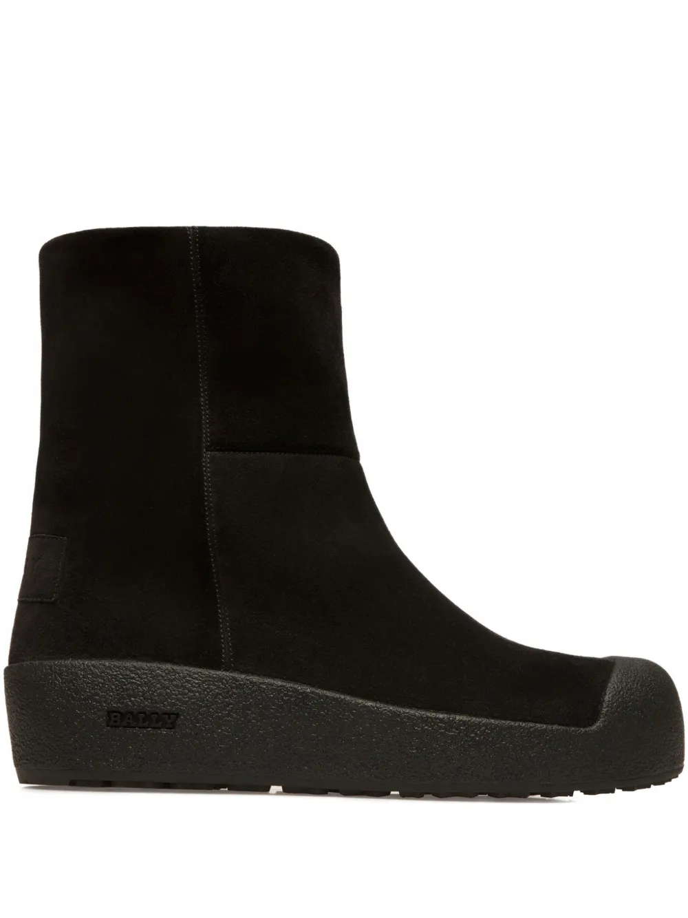 Bally Gstaad suede leather snow boots Black