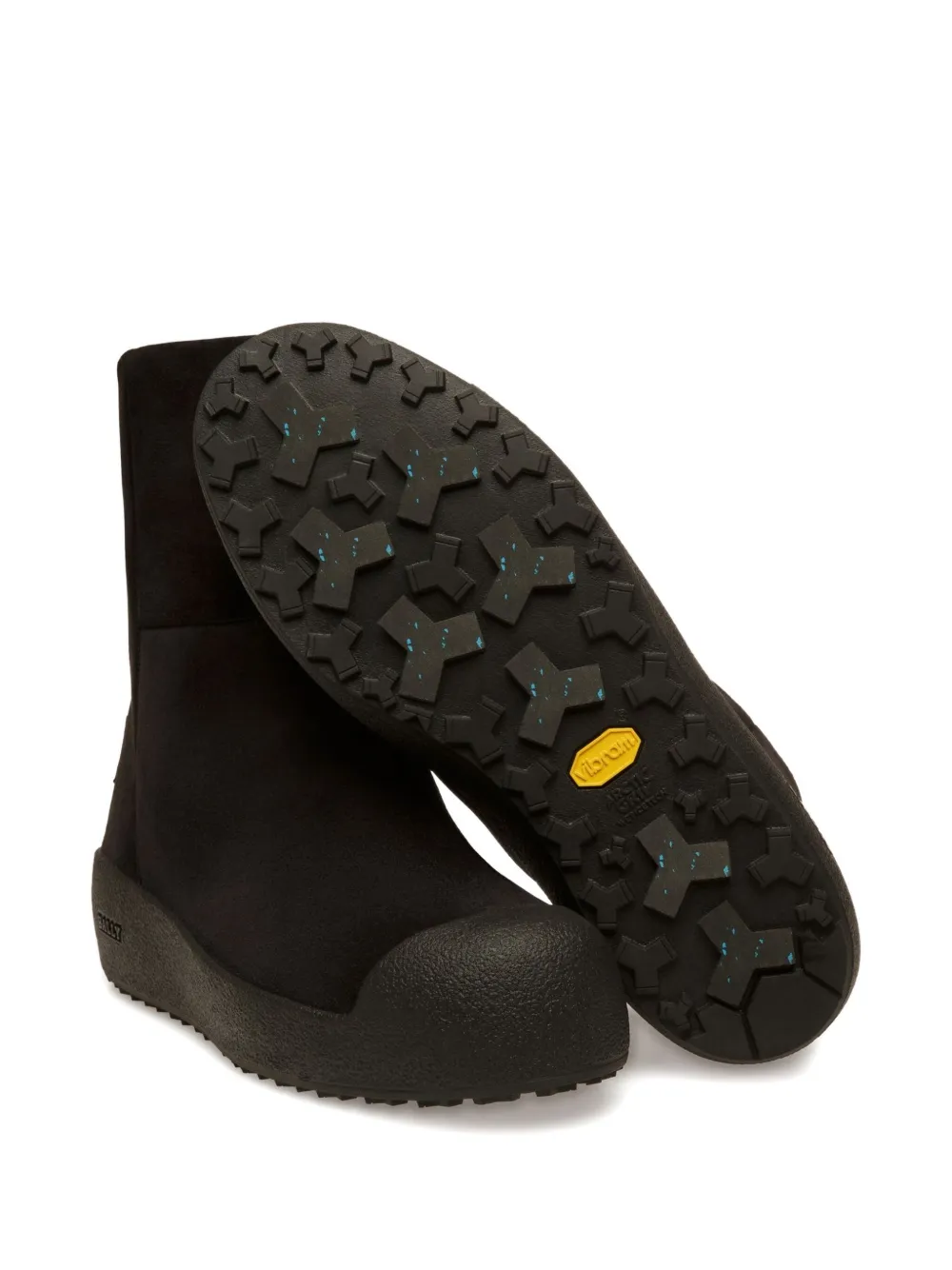 Bally Gstaad suede leather snow boots Black