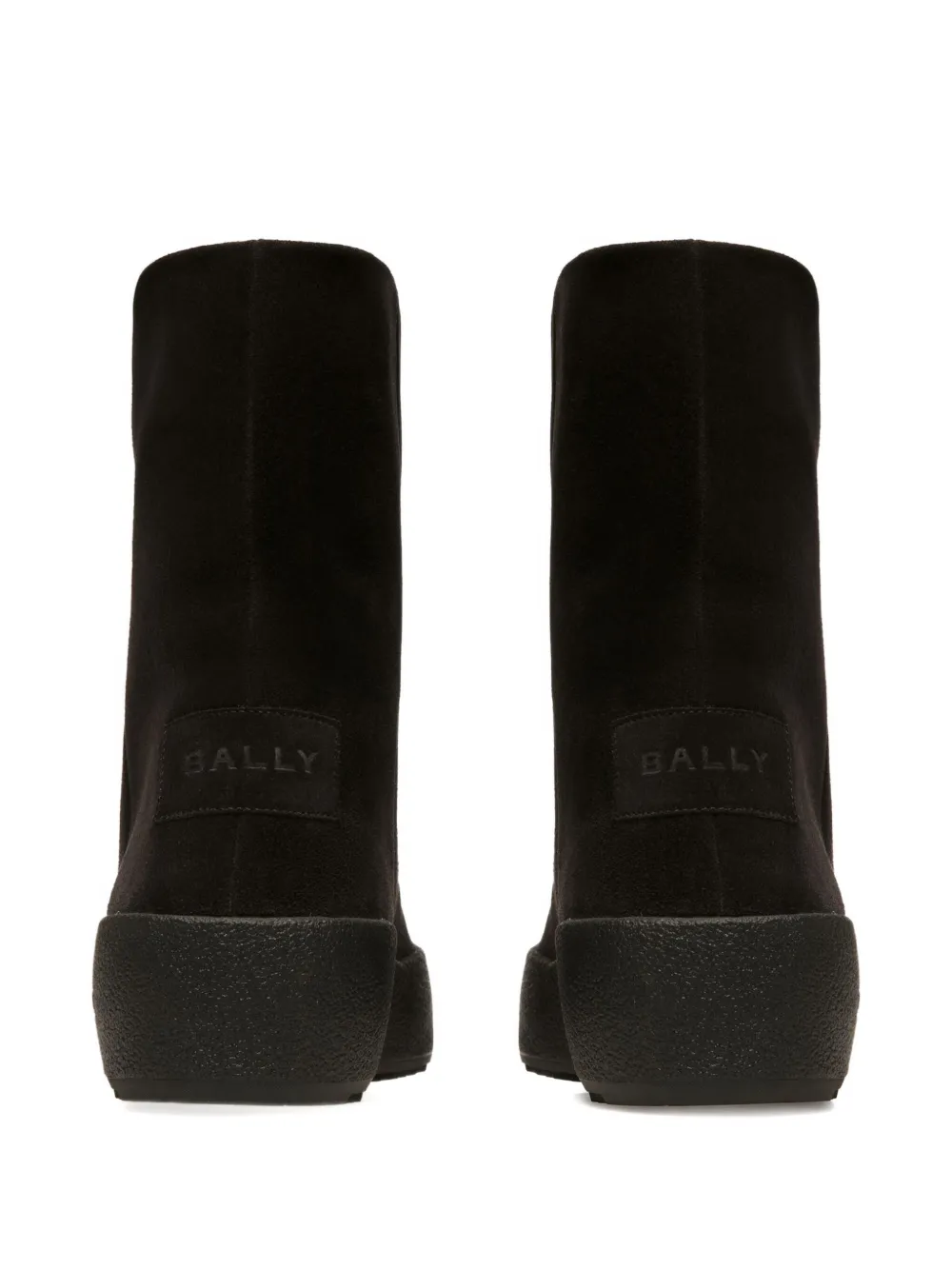 Bally Gstaad suede leather snow boots Black