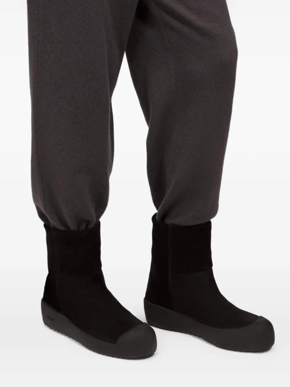 Bally Gstaad suede leather snow boots Black