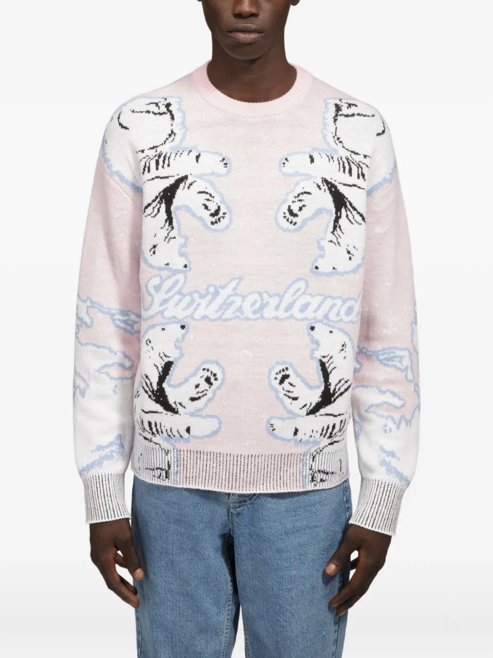 Bally intarsia-knit sweater Veelkleurig