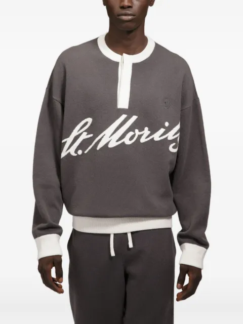 Bally St Moritz button-placket cashmere sweater