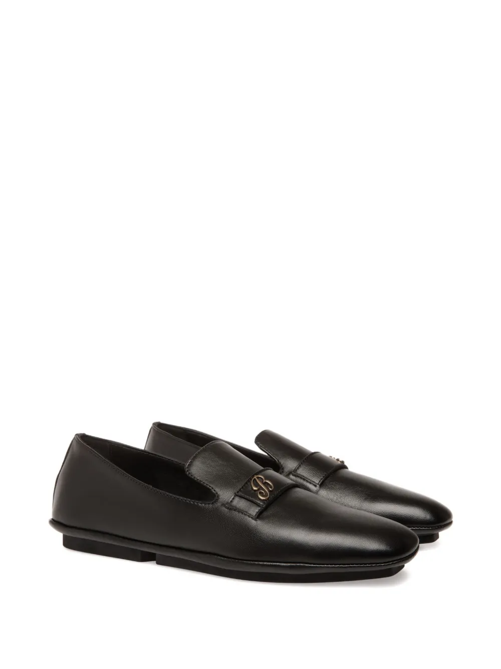 Bally Leren loafers - Zwart