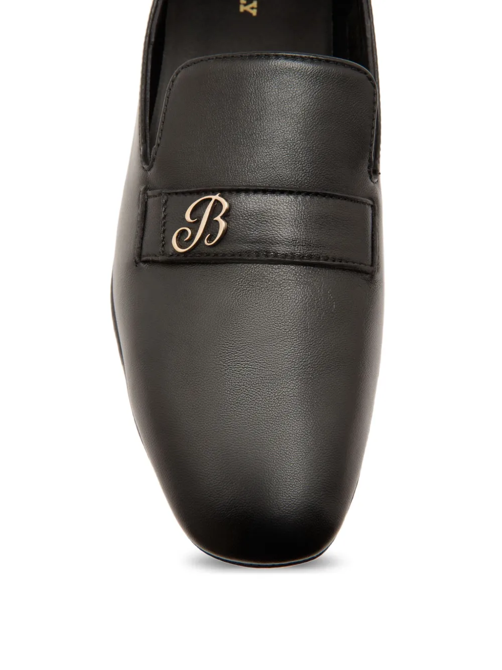 Bally Leren loafers Zwart