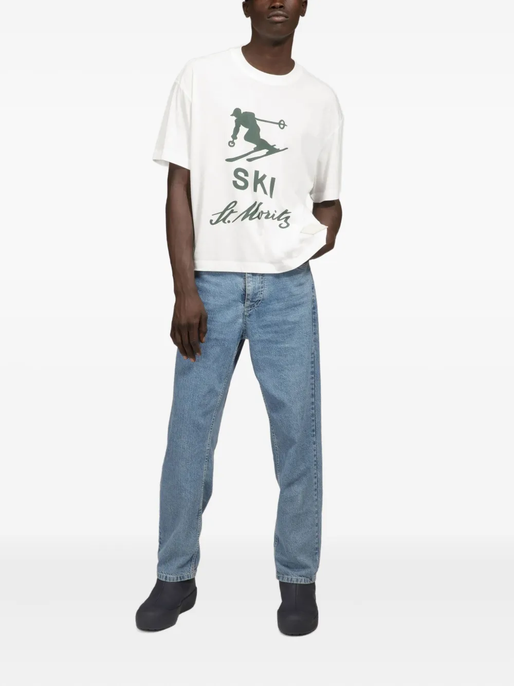 Bally T-shirt met print - Wit