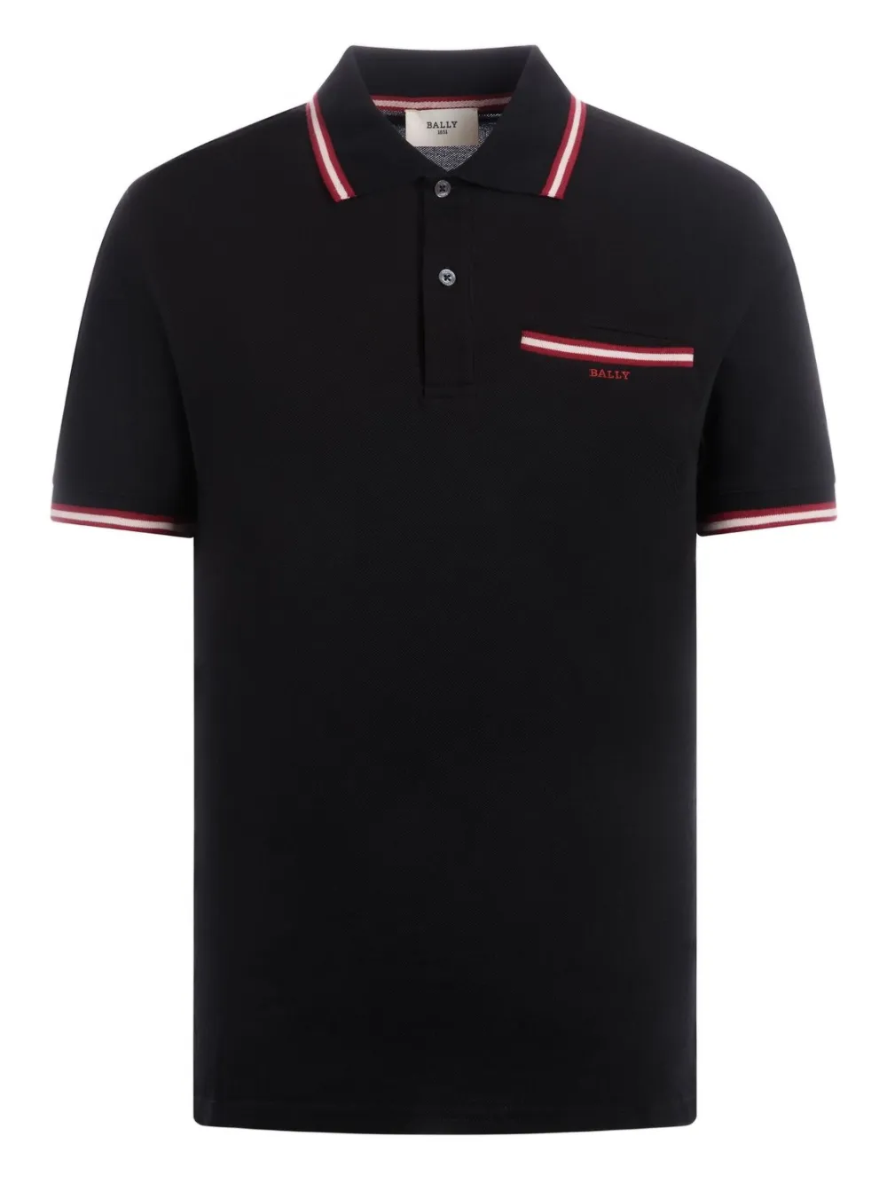 Bally Piqué poloshirt Zwart