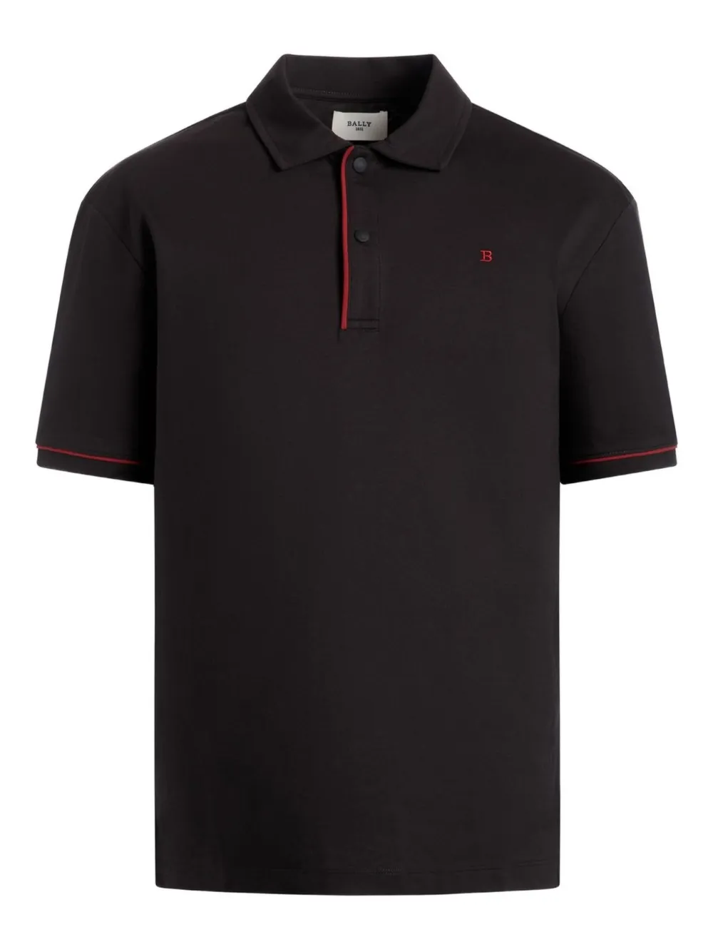 piqué-knit polo shirt
