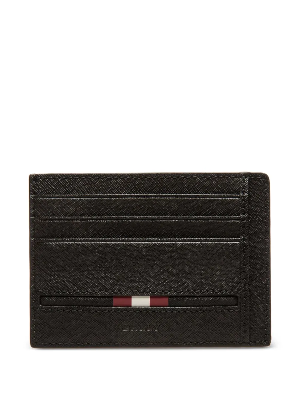 Bally grained leather cardholder Zwart