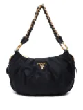 Prada Pre-Owned 2010s pleated shoulder bag - Black