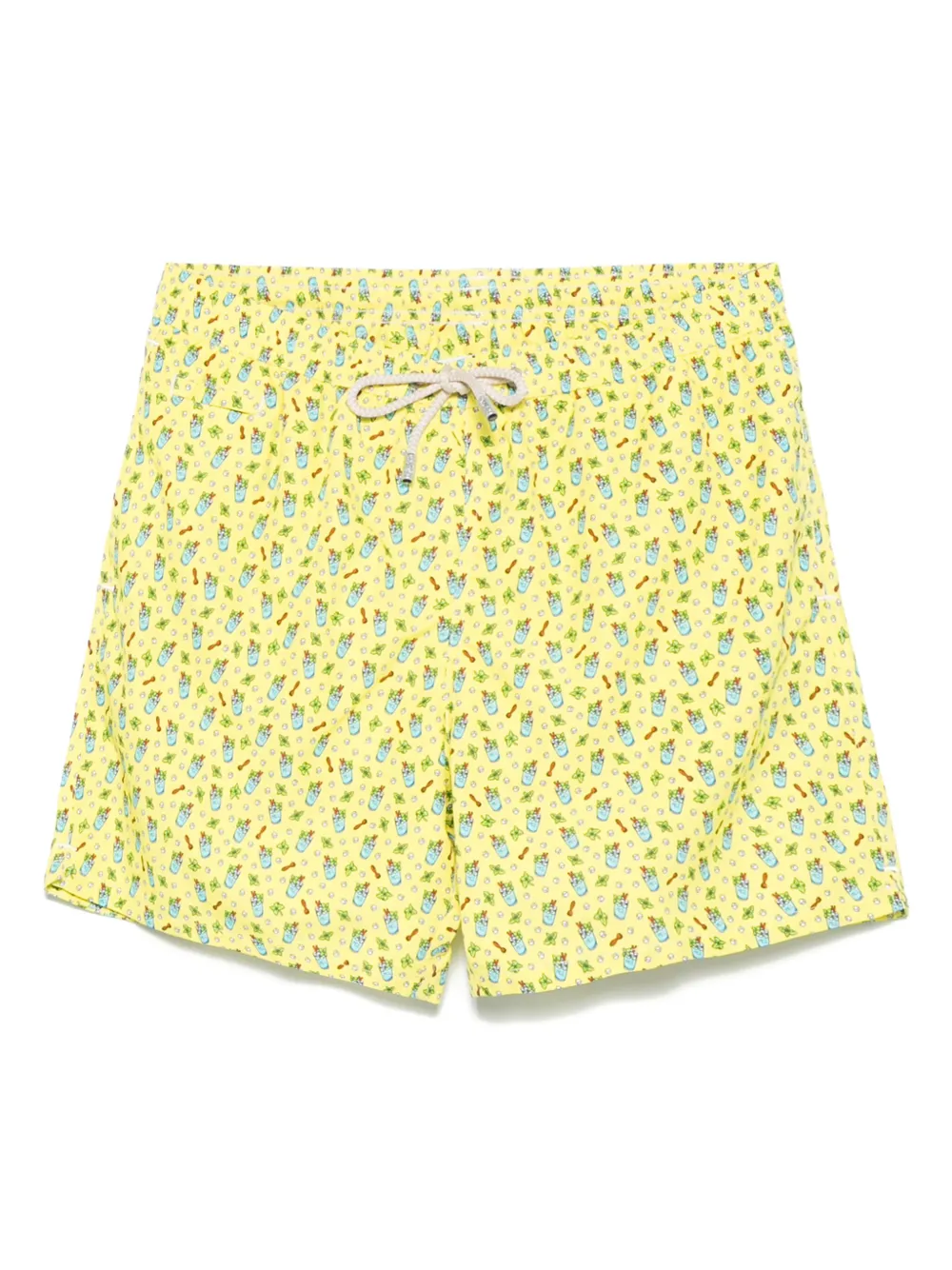 MC2 Saint Barth graphic-print swim shorts Geel