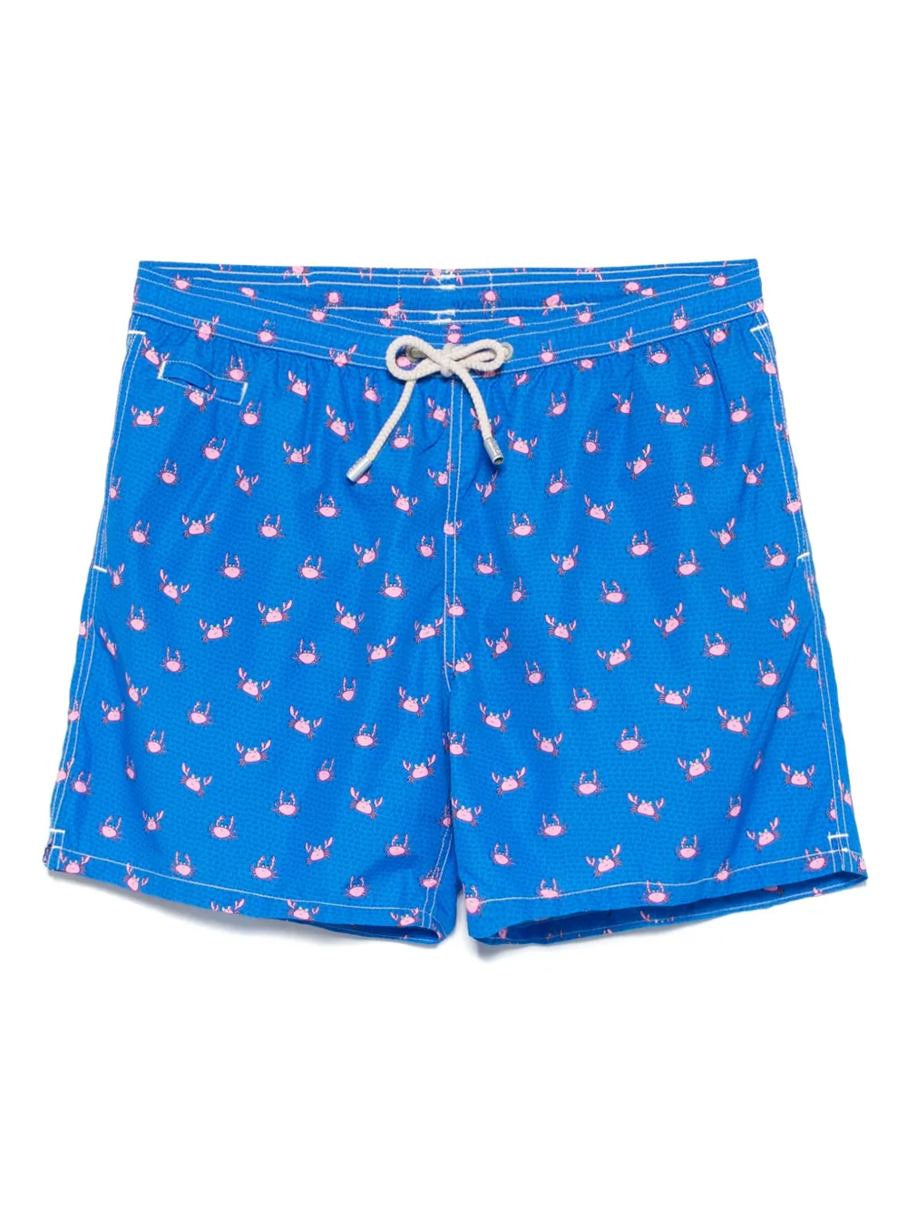 MC2 Saint Barth graphic-print swim shorts Blauw