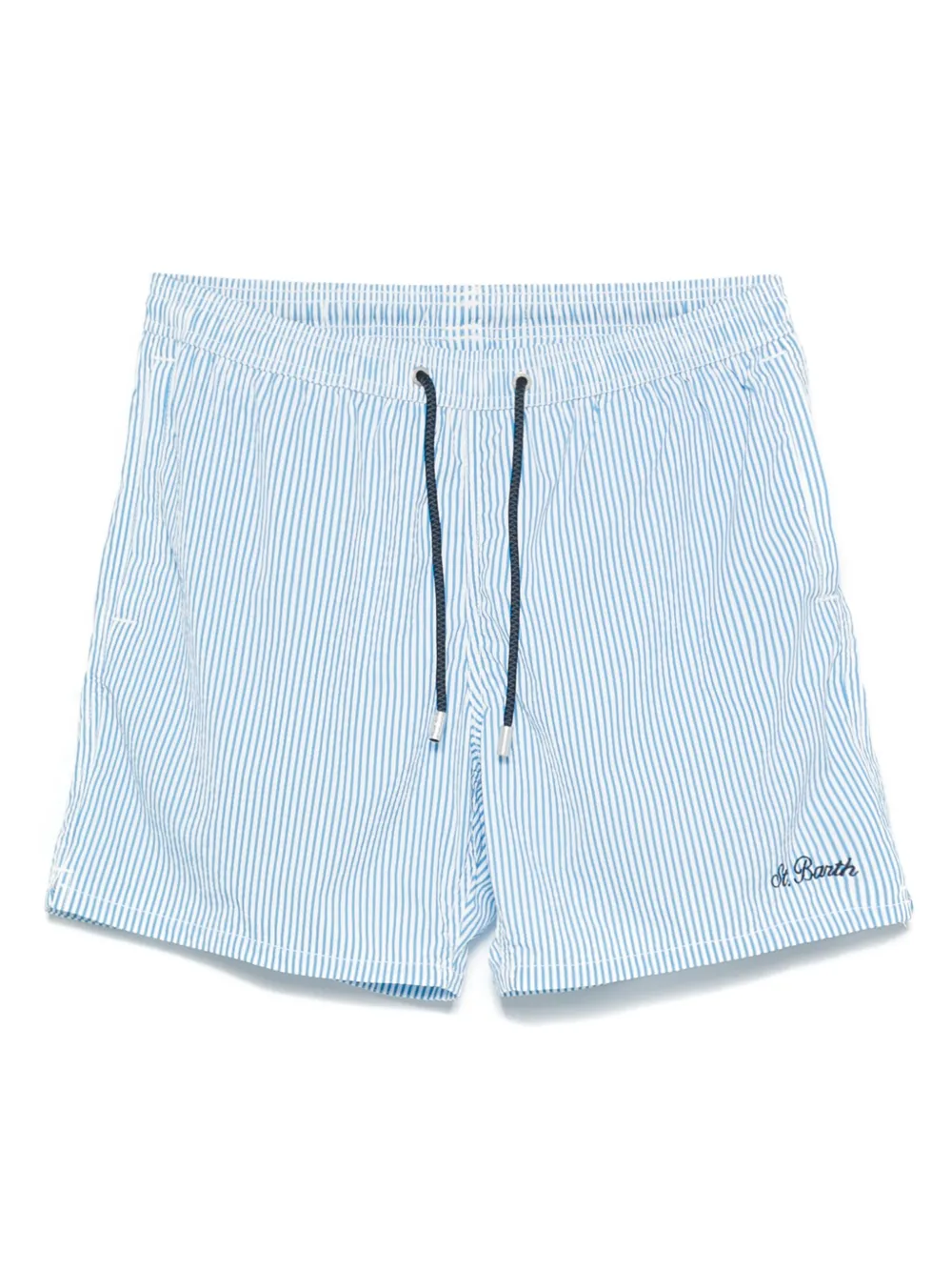 MC2 Saint Barth logo-patch swim shorts Blauw