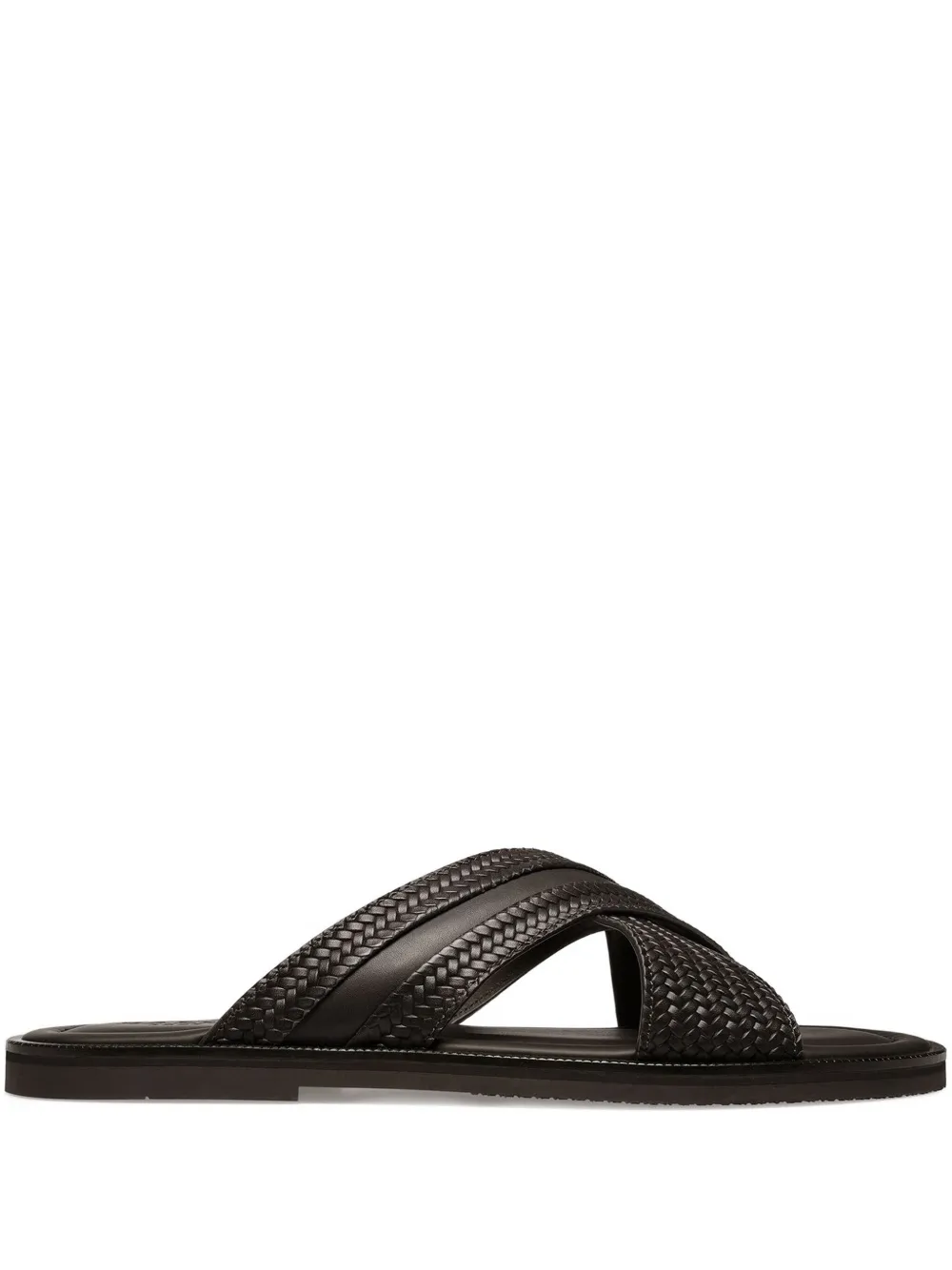 Bally textured strap sandals Black