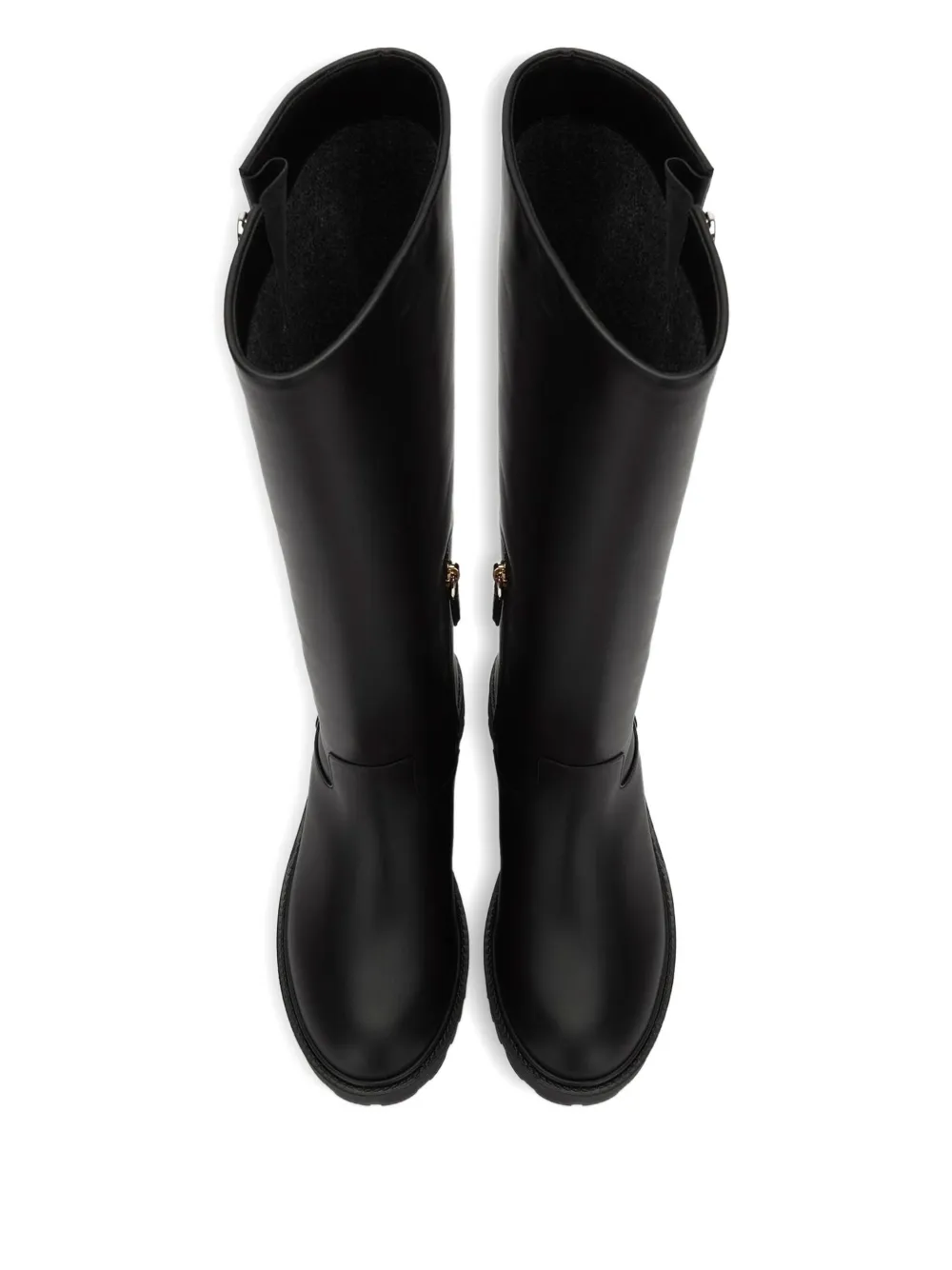 Bally knee-high leather boots Black