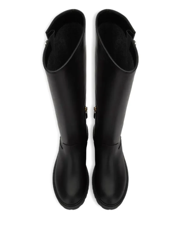 Bally レザー ロングブーツ | ブラック | FARFETCH JP