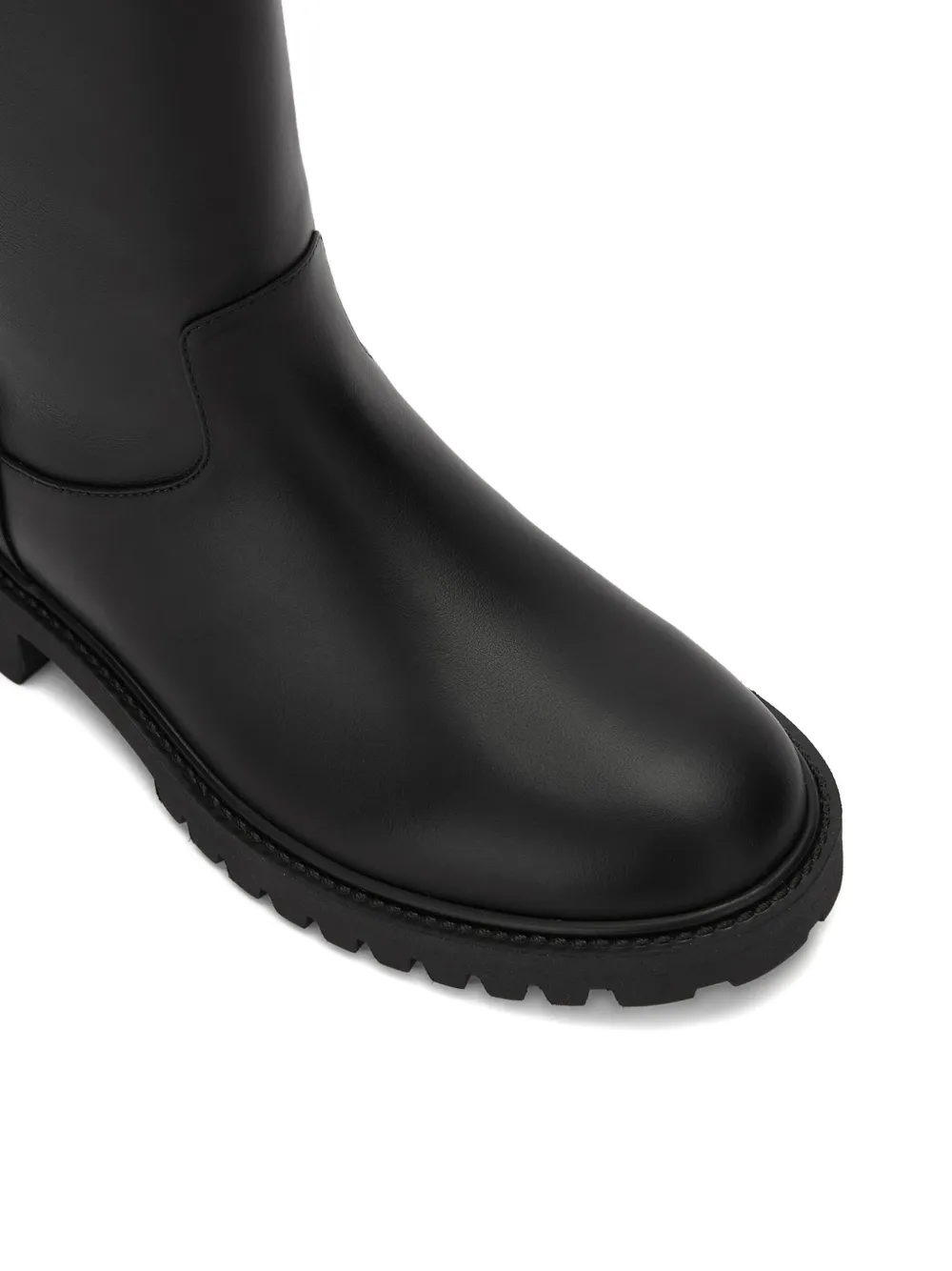 Bally knee-high leather boots Black