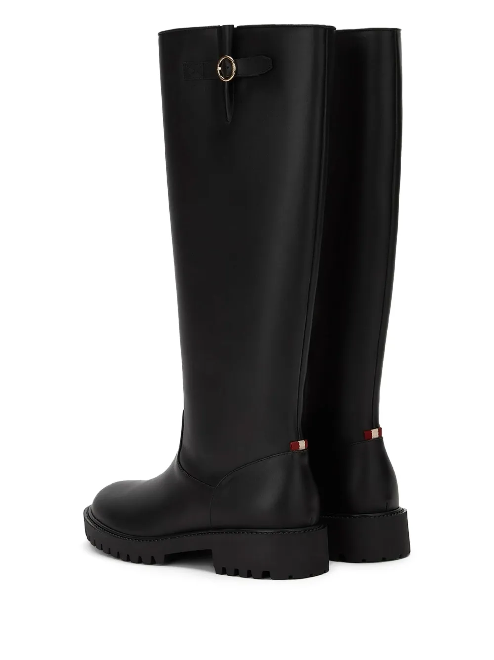 Bally knee-high leather boots Black