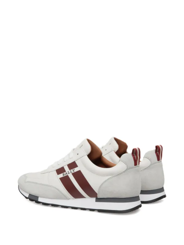 BALLY WK005KVT005I0I1 関税送料込 Bally stripe-detail Sneakers | White | FARFETCH