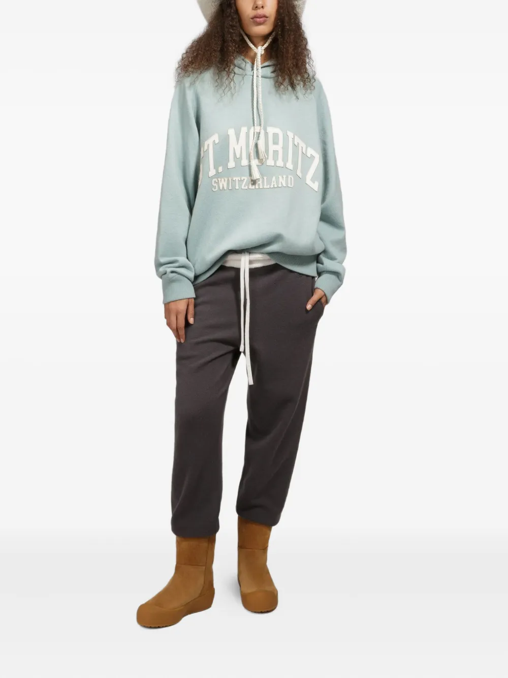 Bally St Moritz kasjmier hoodie Blauw