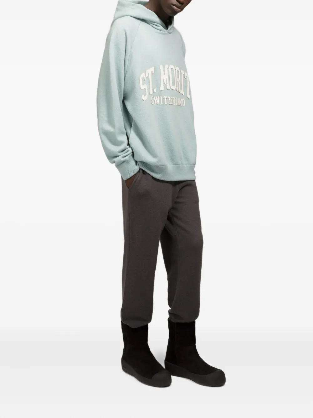 Bally St Moritz kasjmier hoodie Blauw