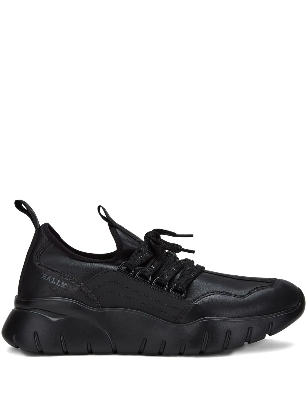 Bally Sneakers Bikki in pelle con logo - Nero