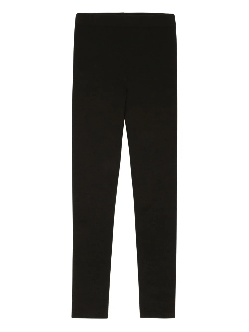 Bally ribbed cashmere leggings Zwart