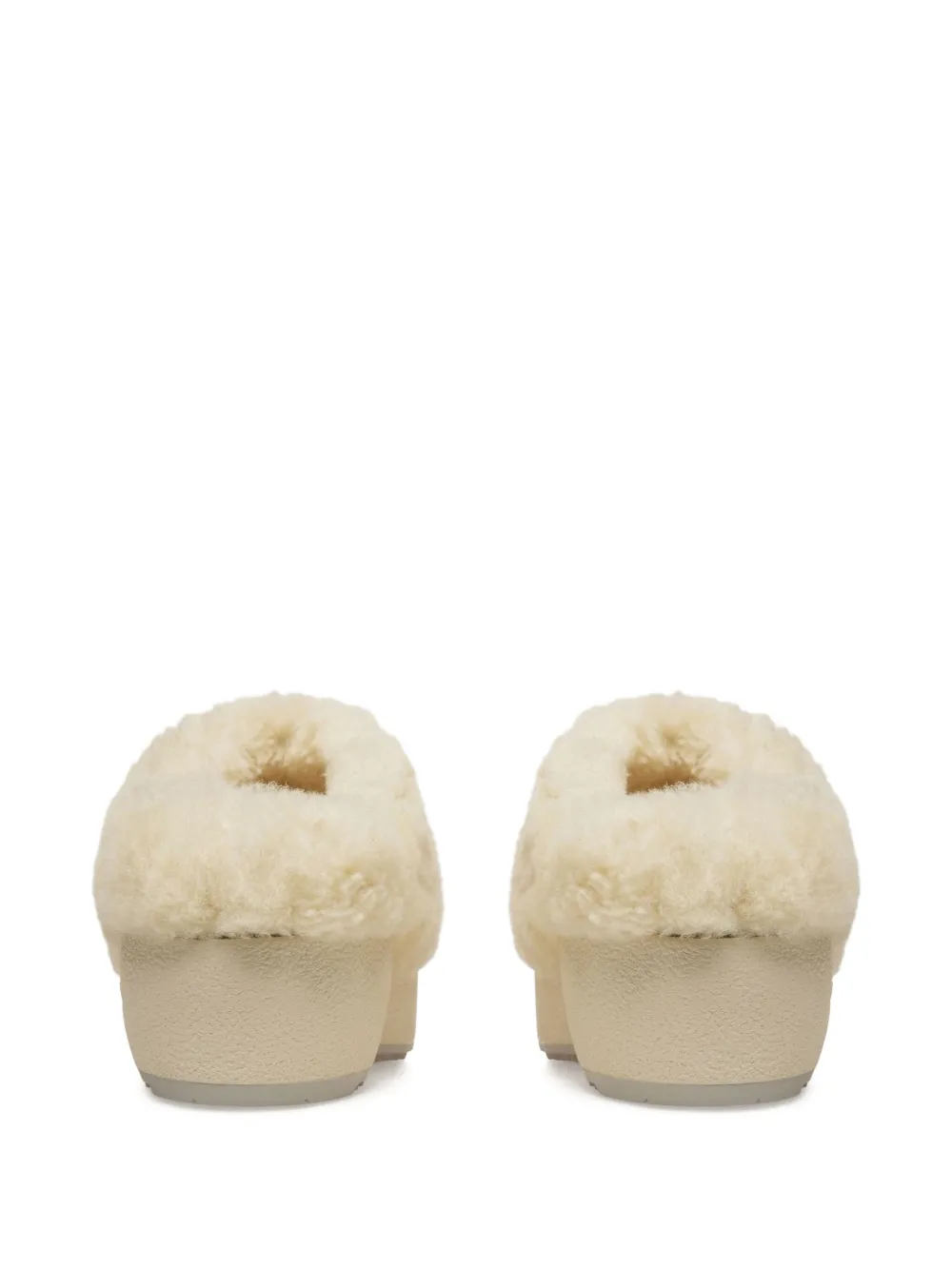 Bally Lammy slippers - Wit