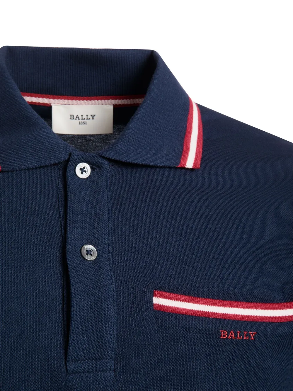 Bally Piqué poloshirt Blauw
