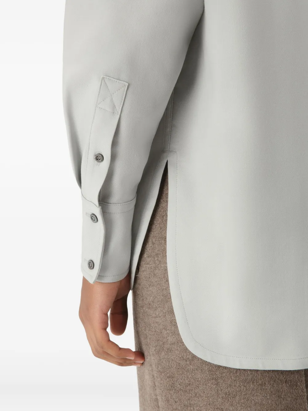 Bally long-sleeve buttoned shirt Grijs