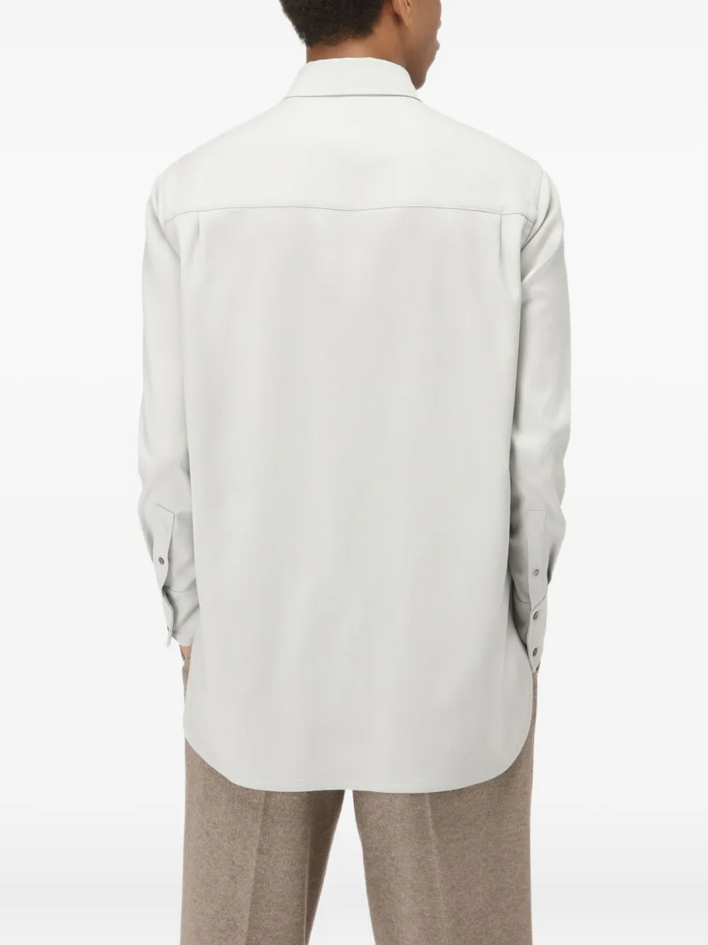 Bally long-sleeve buttoned shirt Grijs