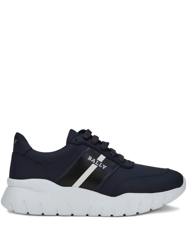 Bally ロゴ スニーカー | ブルー | FARFETCH JP Bally ロゴ スニーカー | ブルー | FARFETCH JP