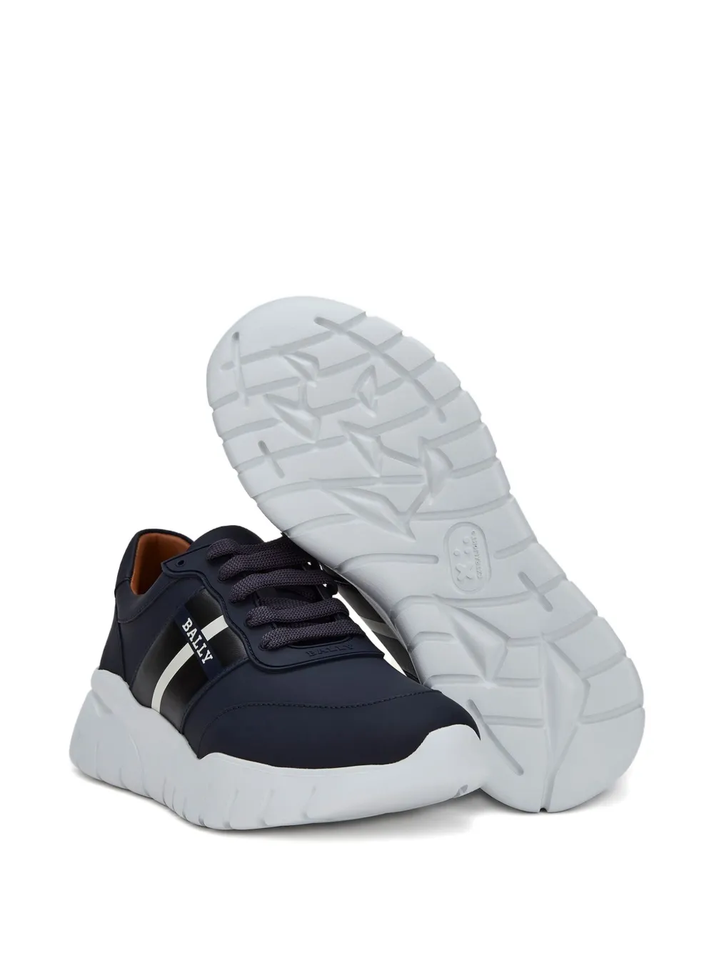 Bally logo-print sneakers Blue