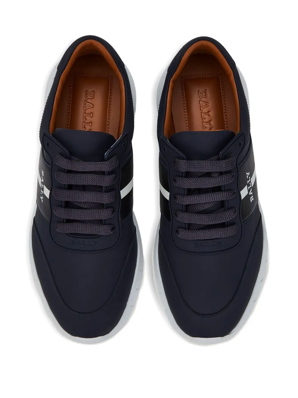 Bally logo-print sneakers Blue