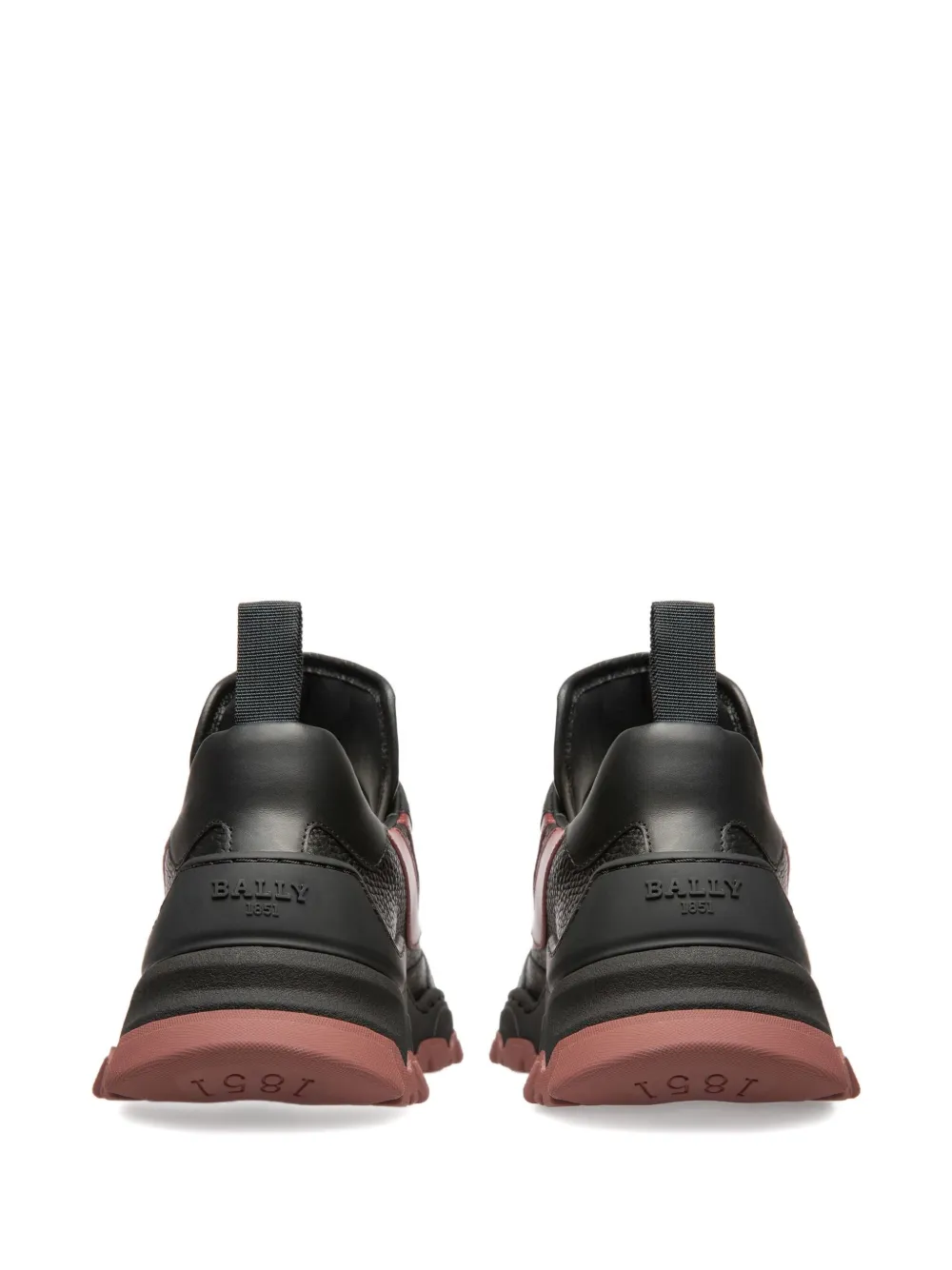 Bally lace-up leather sneakers Black