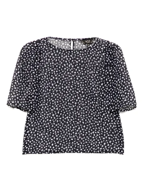 To b. by agnès b. dot printed blouse