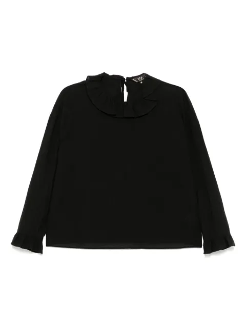 To b. by agnès b. clown-like ruffle neckline blouse
