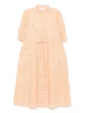 To b. by agnès b. floral-print dress - Orange