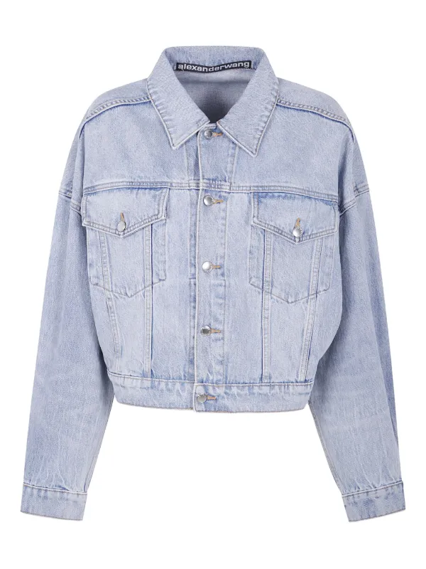 ALEXANDER WANG デニム ジャケット レザースリーブ サイズ2