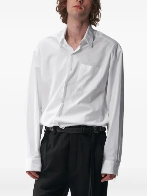 Ann Demeulemeester Mark popeline long-sleeve shirt