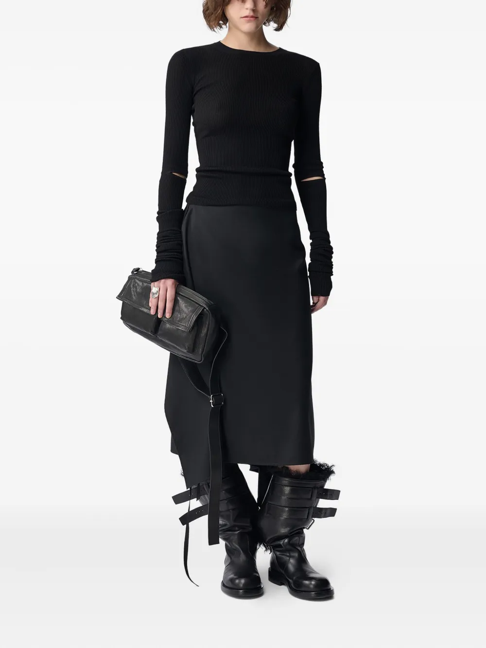 Ann Demeulemeester Lyell top Zwart