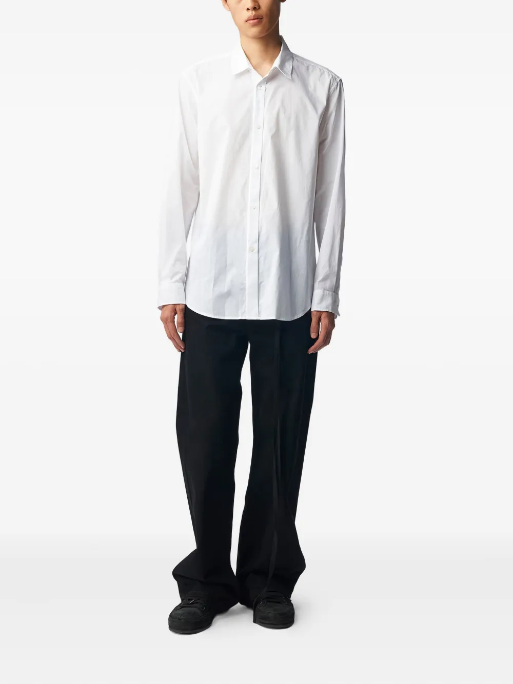 Ann Demeulemeester Benard poem-print voile shirt | Image 2