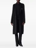 Ann Demeulemeester single-breasted coat - Black