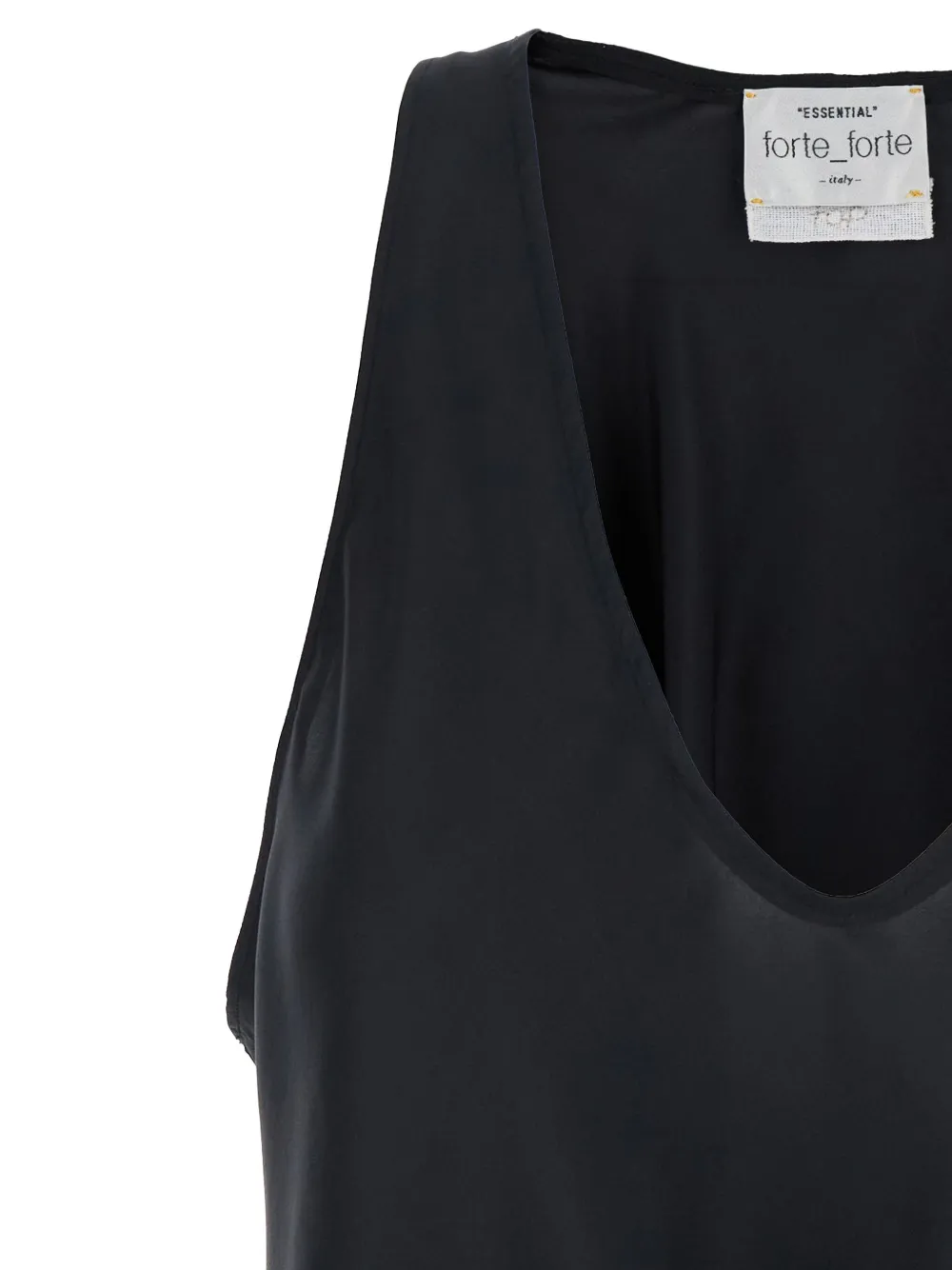 Forte Top met V-hals Zwart