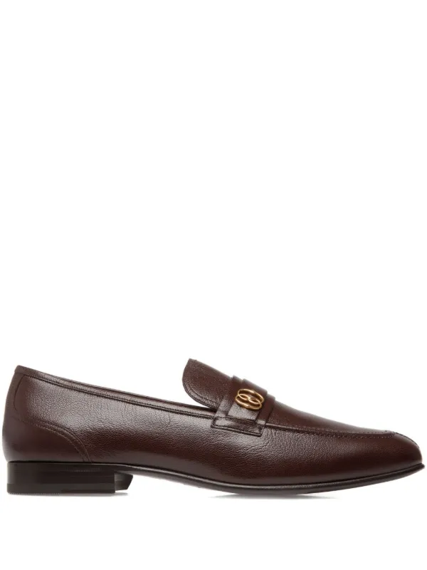 Bally men\'s leather loafers from the Swiss luxury brand-U.S. size 10.5/Marrone Bally Simpler Men main image 3