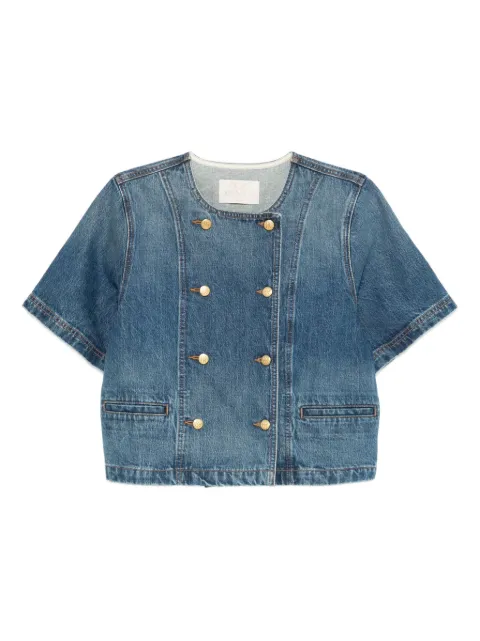 Ulla Johnson double-breasted short-sleeves jacket