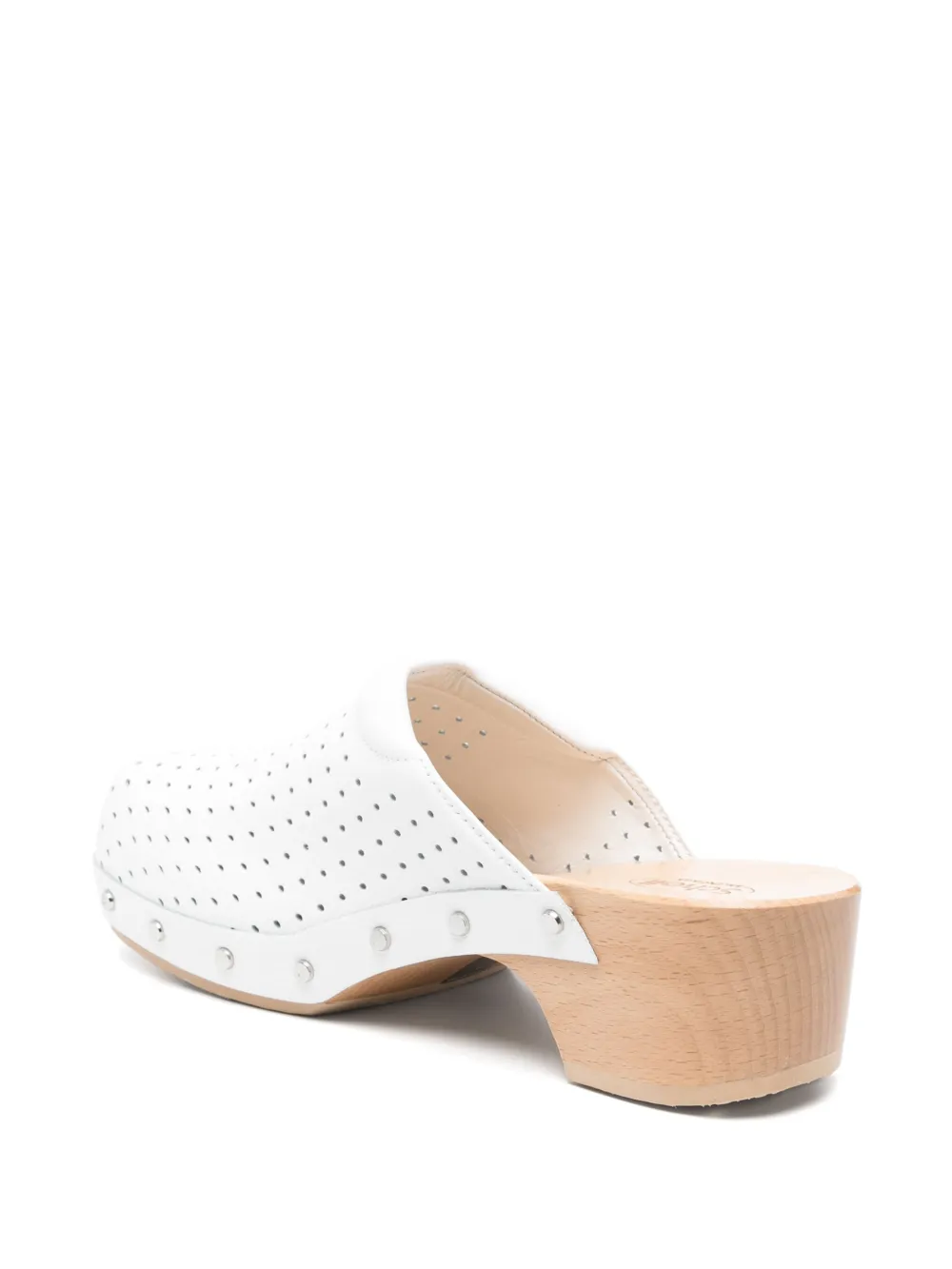 Balenciaga x Scholl 40mm clog mules White