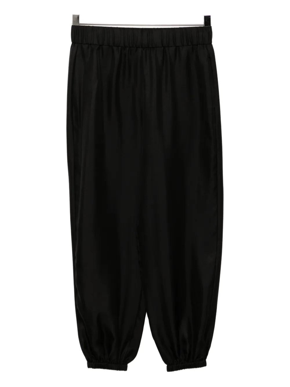 Lisa Yang Pantaloni crop in seta - Nero