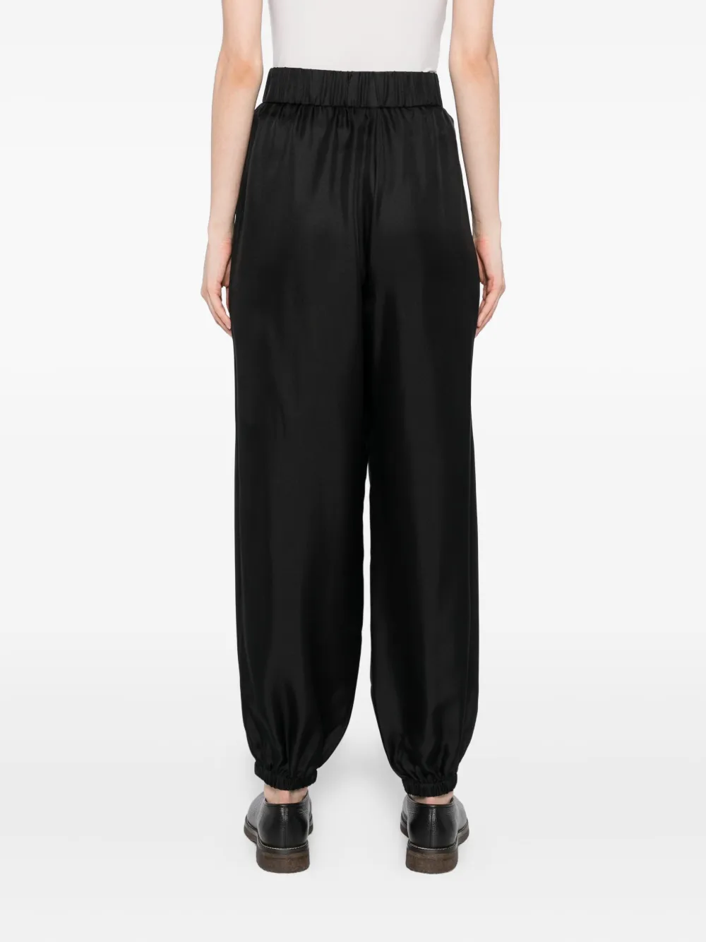 Lisa Yang Cropped broek Zwart