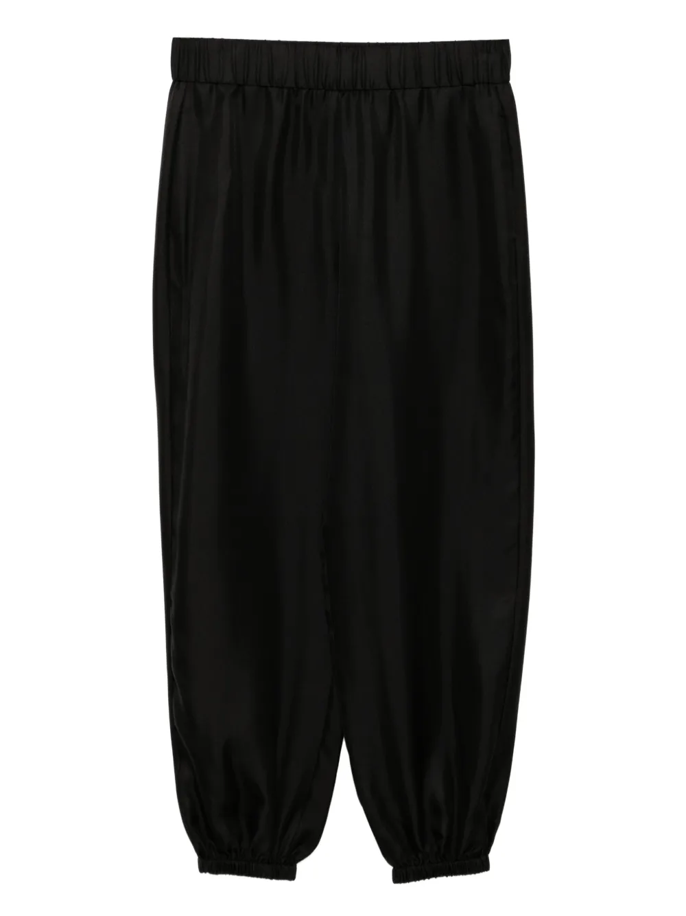 Lisa Yang silk cropped  trousers | Black | Image 1