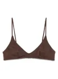 MC2 Saint Barth Paloma bikini top - Brown